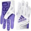 imageadidas Adizero 11 Adult Football Receiver GlovesWhitePurple