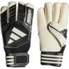 imageadidas UnisexAdult Tiro League Goalkeeper GlovesBlackWhiteIron Metallic