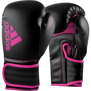 imageAdidas Boxing Gloves  Hybrid 80  for Boxing Kickboxing MMA Bag Training ampamp Fitness  Boxing Gloves for Men Women ampamp KidsBlackShock Pink