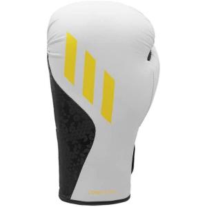 imageAdidas x Anderson Silva Tilt150 Boxing Gloves  Premium PU Shell Enhanced Wrist Support Optimal Punch Alignment for Men Women Kids Boxing Kickboxing MMA Punching Gloves MMA GlovesWhiteBlackYellowCamo