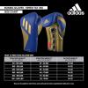 imageAdidas Tilt 350 Pro with Lace Closure  with New Tilt Technology  for Men Women Unisex  Sustainable Vegan Leather Boxing Kickboxing MMA Training GlovesBlue Metallic Gold