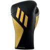 imageAdidas Tilt 350 Pro with Lace Closure  with New Tilt Technology  for Men Women Unisex  Sustainable Vegan Leather Boxing Kickboxing MMA Training GlovesBlackGold Met