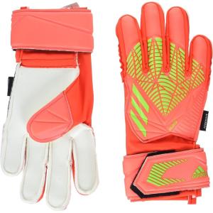 imageUnisexChild Match Fingersave Predator Goalie GlovesSolar RedTeam Solar GreenTeam Solar Green