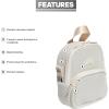 imageadidas Womens Airmesh Convertible Mini BackpackCrossbody Bag Alumina Beige One SizeAlumina Beige