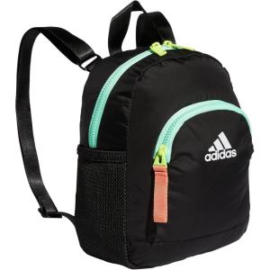 imageadidas Linear Mini Backpack Black 105 inch x85 inch x425 inchBlackPulse Mint GreenSemi Coral Fusion Pink