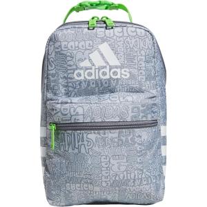 imageadidas Santiago 2 Insulated Lunch Bag BlackWhite One SizeAdi Font Madness Stone GreyGreyLucid Lime Green