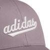 imageadidas Womens Mesh Back Snapback Cap Adjustable Fit Trucker HatPreloved Fig PurpleOff White