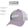 imageadidas Womens Mesh Back Snapback Cap Adjustable Fit Trucker HatPreloved Fig PurpleOff White