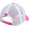 imageadidas Womens Mesh Back Snapback Cap Adjustable Fit Trucker HatPulse Magenta PinkWhite