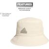 imageadidas Womens Shoreline Bucket HatOff WhitePutty Grey