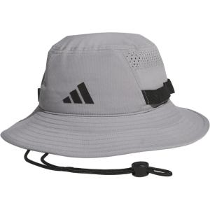 imageadidas Victory Bucket Hat outdoors and sideline wide brim style for sun protectionGreyBlack