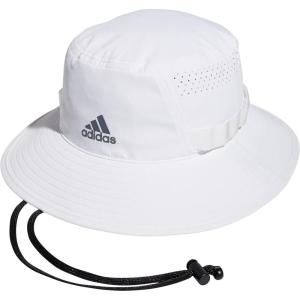 imageadidas Victory Bucket Hat outdoors and sideline wide brim style for sun protectionWhiteOnix Grey