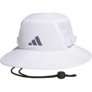 imageadidas Victory Bucket Hat outdoors and sideline wide brim style for sun protectionWhiteOnix GreyBlack