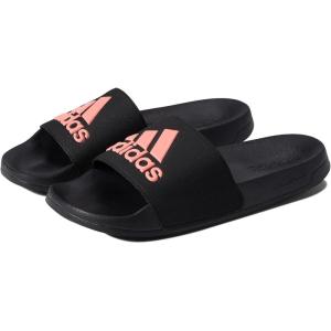 imageadidas UnisexAdult Adilette Shower Slide SandalBlackAcid RedBlack