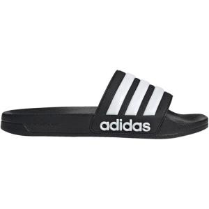 imageadidas UnisexAdult Adilette Shower Slide SandalBlackWhiteCore Black