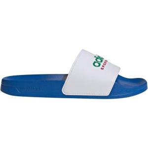imageadidas UnisexAdult Adilette Shower Slide SandalBright RoyalWhiteTeam Green