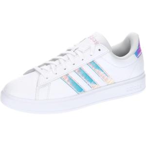 imageadidas Womens Grand Court 20 Tennis ShoeFootwear WhiteFootwear WhiteClear Pink Id2989