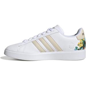 imageadidas Womens Grand Court 20 Tennis ShoeFtwr White Ecru Tint Core Black