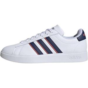 imageadidas Womens Grand Court 20 Tennis ShoeFtwwhtDkbluePrelsc