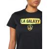 imageadidas Womens La Galaxy Short Sleeve PreGame TShirtBlackLa Gallaxy