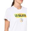 imageadidas Womens La Galaxy Short Sleeve PreGame TShirtWhiteLa Gallaxy