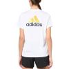 imageadidas Womens La Galaxy Short Sleeve PreGame TShirtWhiteLa Gallaxy