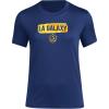 imageadidas Womens La Galaxy Short Sleeve PreGame TShirtTeam Navy BlueLa Gallaxy