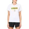 imageadidas Womens La Galaxy Short Sleeve PreGame TShirtWhiteLa Gallaxy