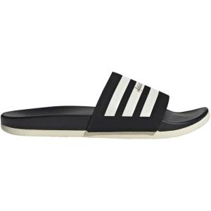 imageadidas Unisex Adult Adilette Comfort SlideCore BlackWonder WhiteGold Metallic