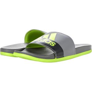 imageadidas Unisex Adult Adilette Comfort SlideGreySemi Solar SlimeSemi Solar Slime