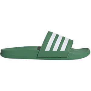 imageadidas Unisex Adult Adilette Comfort SlidePreloved GreenWhitePreloved Green