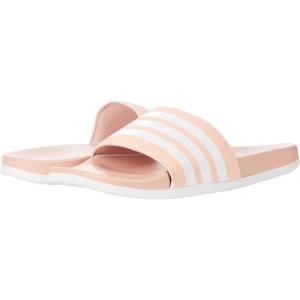 imageadidas Unisex Adult Adilette Comfort SlideVapour PinkWhiteWhite