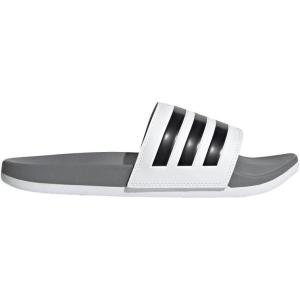 imageadidas Unisex Adult Adilette Comfort SlideWhiteCore BlackGrey Three