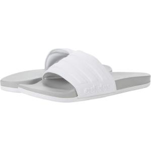 imageadidas Unisex Adult Adilette Comfort SlideWhiteWhiteGrey