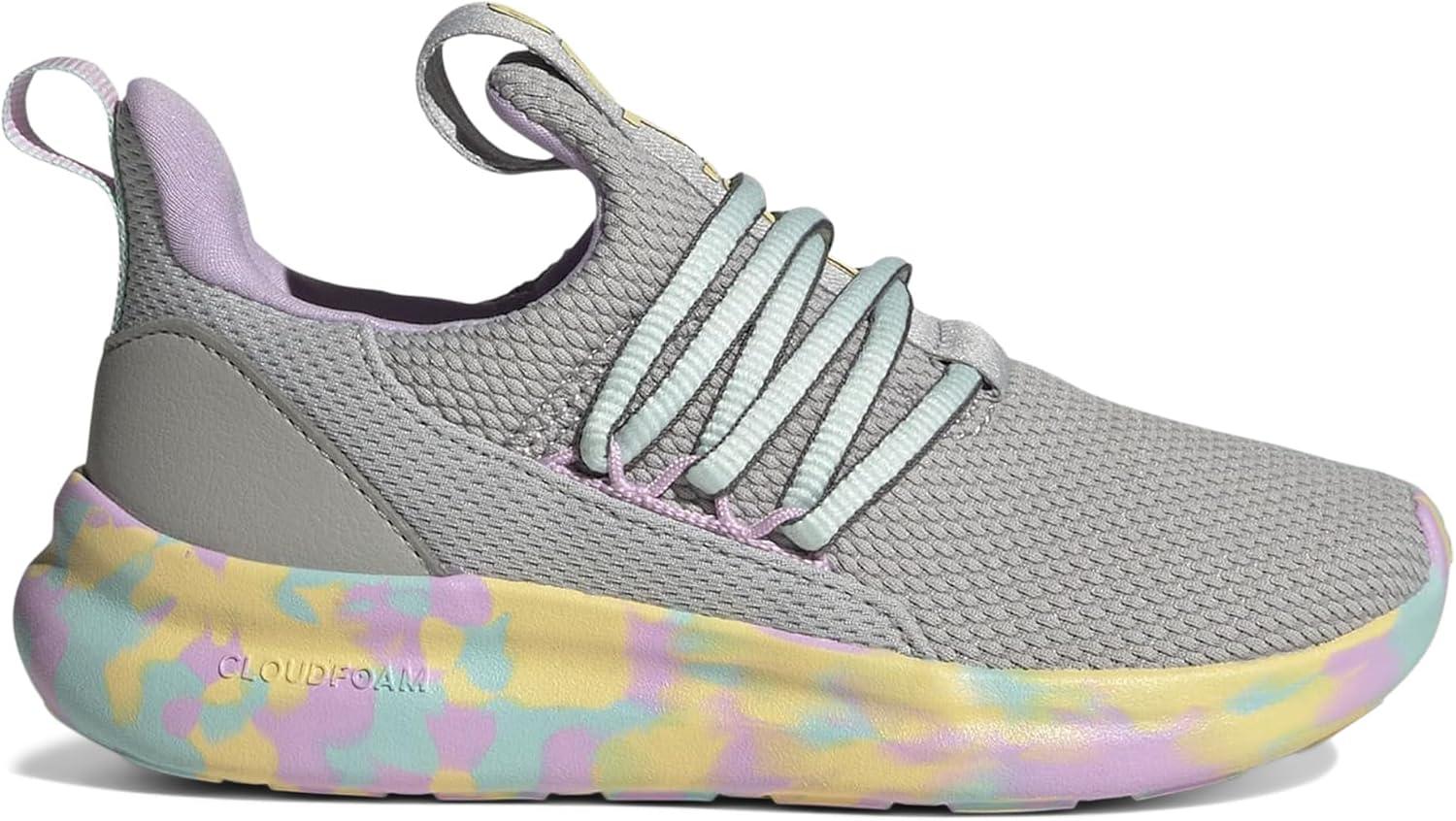 imageadidas Kids Lite Racer Adapt 70 SneakerGreySemi Flash AquaBliss Lilac