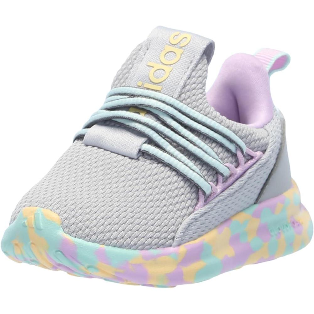 imageadidas Kids Lite Racer Adapt 70 SneakerGreySemi Flash AquaBliss Lilac