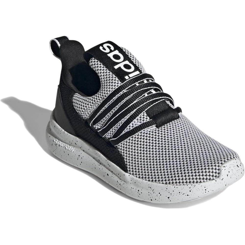 imageadidas Kids Lite Racer Adapt 70 SneakerWhiteBlackBlack