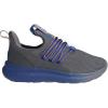 imageadidas Kids Lite Racer Adapt 70 SneakerGreyTeam Royal BlueCrew Orange