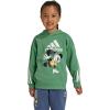 imageadidas Kids Disney Mickey Mouse SweatshirtPreloved GreenOff WhiteSemi Spark