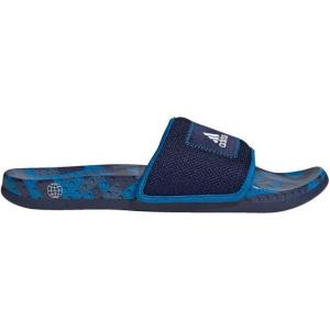 imageadidas Unisex Adult Adilette Comfort SlideDark BlueChalk WhiteBlue Rush