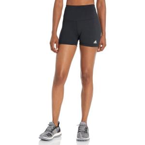 imageadidas Womens Yoga High Waisted Short TightsBlack