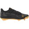 imageadidas Mens Adizero Afterburner 8 CleatsBlackTeam Collegiate GoldSilver Metallic