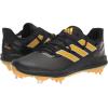 imageadidas Mens Adizero Afterburner 8 CleatsBlackTeam Collegiate GoldSilver Metallic