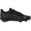 imageadidas Mens Adizero Afterburner 8 CleatsBlackTeam Power RedSilver Metallic