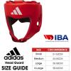 imageadidas adidas AIBA approved Boxing Head GuardRed