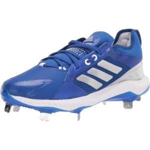 imageAdidas Womens EG5634 Baseball Shoe BlackSilverWhiteRoyal BlueSilverWhite