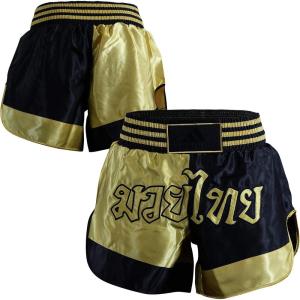 imageadidas Thai Boxing ShortsBlackGold