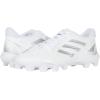 imageadidas Kids Purehustle 2 MdWhiteSilver MetallicSilver Metallic