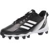 imageadidas Mens Icon 7 MD Baseball ShoeBlackWhiteWhite