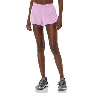 imageadidas Womens Pacer 3Stripes Woven Heather ShortsBliss LilacBliss Lilac